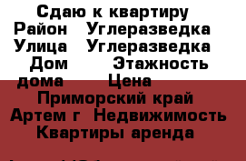 Сдаю1к.квартиру › Район ­ Углеразведка › Улица ­ Углеразведка › Дом ­ 0 › Этажность дома ­ 5 › Цена ­ 13 000 - Приморский край, Артем г. Недвижимость » Квартиры аренда   